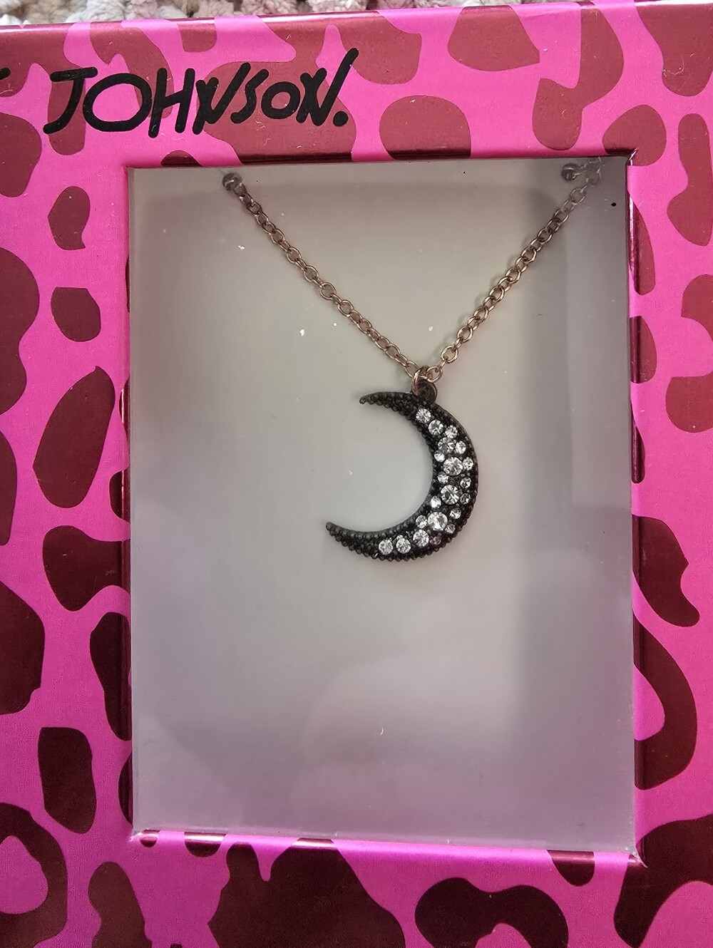 Betsey Johnson Celestial gift set. Earrings and Necklace New In Box - Picture 5 of 8